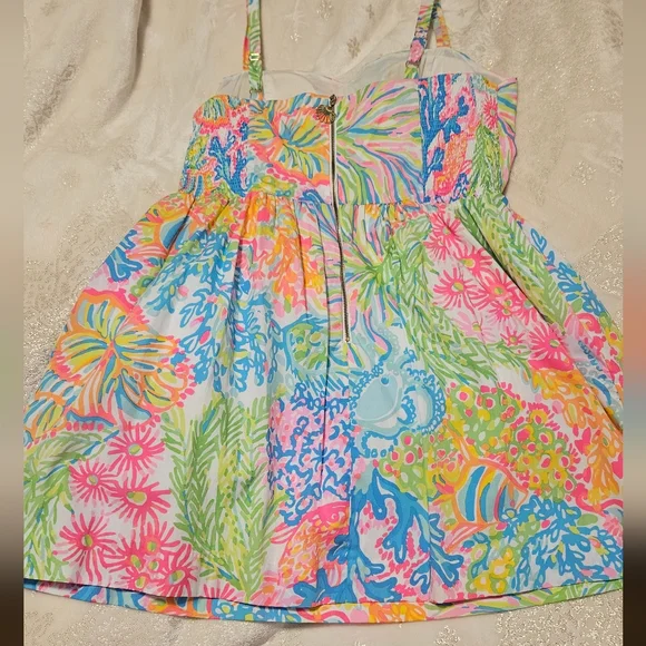 Lilly Pulitzer Sundress Ladies Size 14 excellent pre-owned condition - Picture 7 of 7